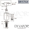 Bristan Quadrato Basin Taps Spares